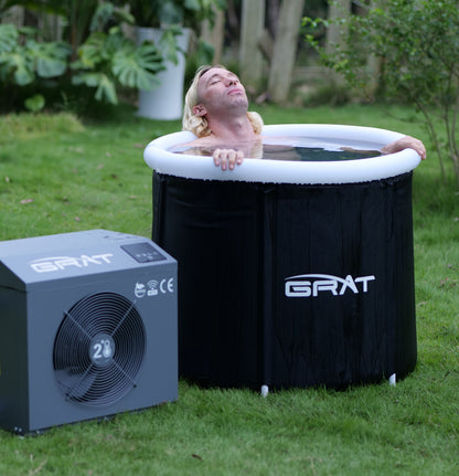 GART® Portable Wifi Control Ice Bath Chiller with Cold Ice Plunge Tub Advanced Ozone Filtration Cools in 3 hours, Can be Lowest to 36°F